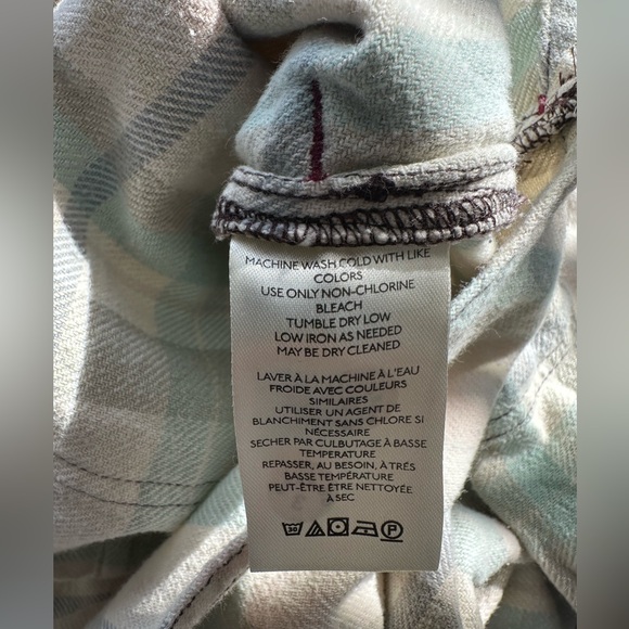 Free People Plaid Button-Up Shirt - Picture 4 of 5